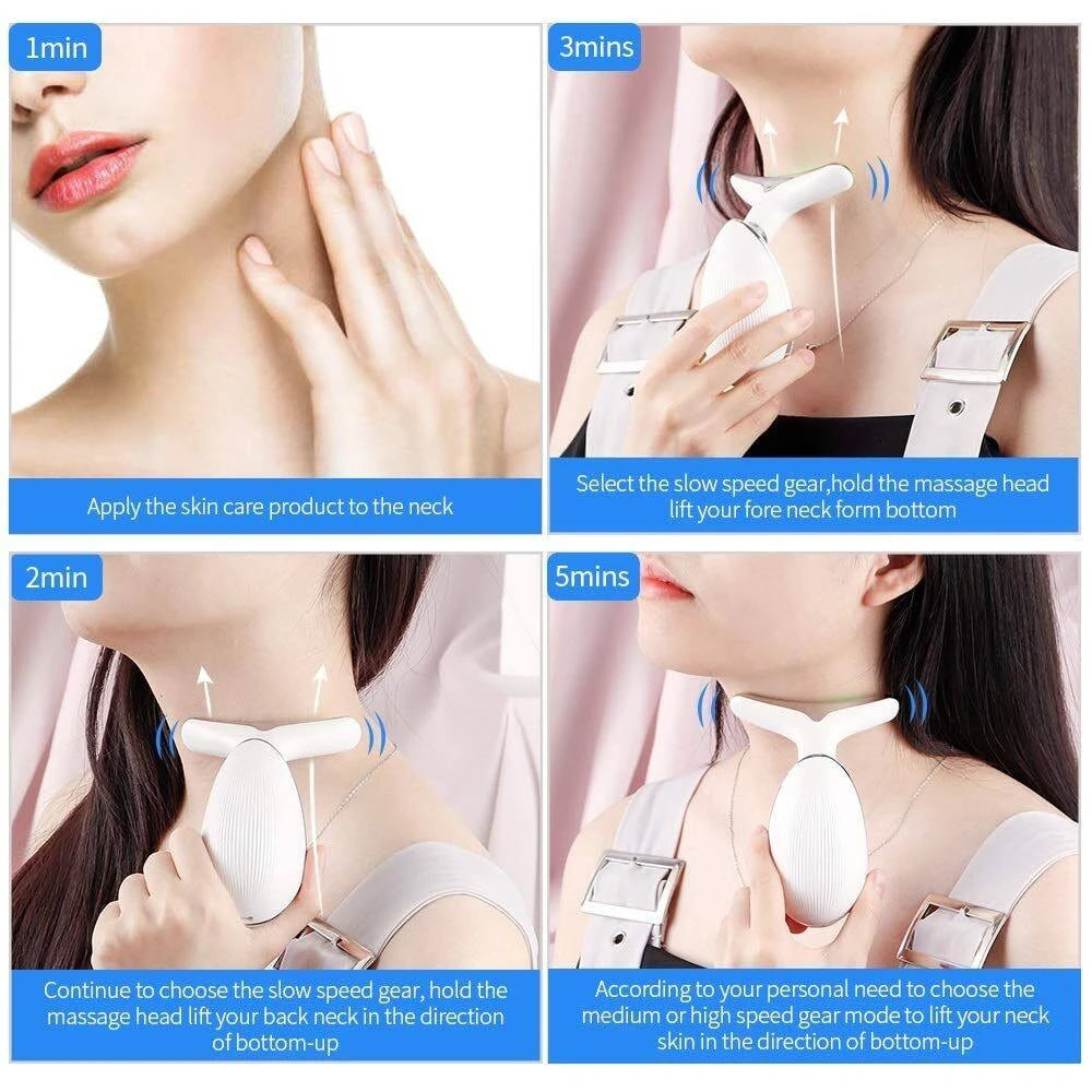 3-in-1 Microcurrent Face Massager – Anti-Aging Tool for Face, Neck & Eye Rejuvenation | Naturally You Balance