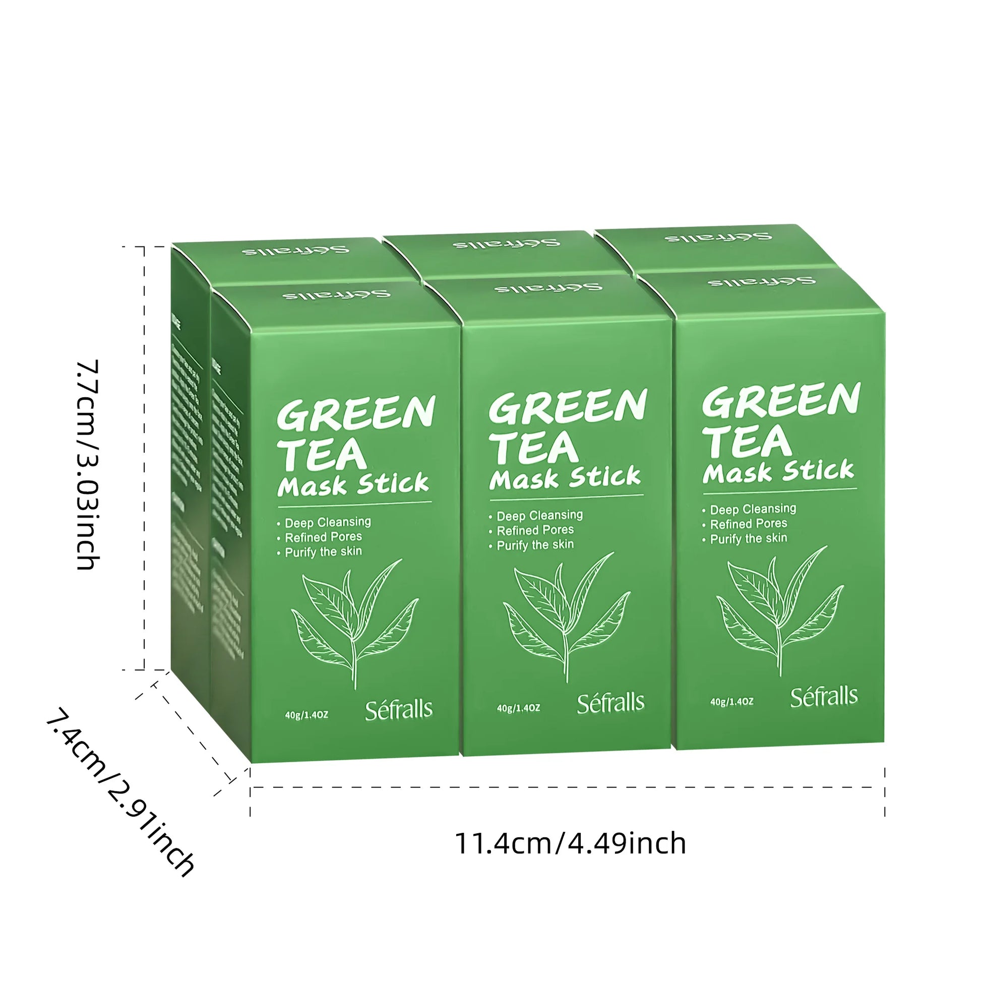 Green Tea Solid Mask Stick – Deep Cleaning, Oil Control & Acne Treatment Clay Mask | Naturally You Balance