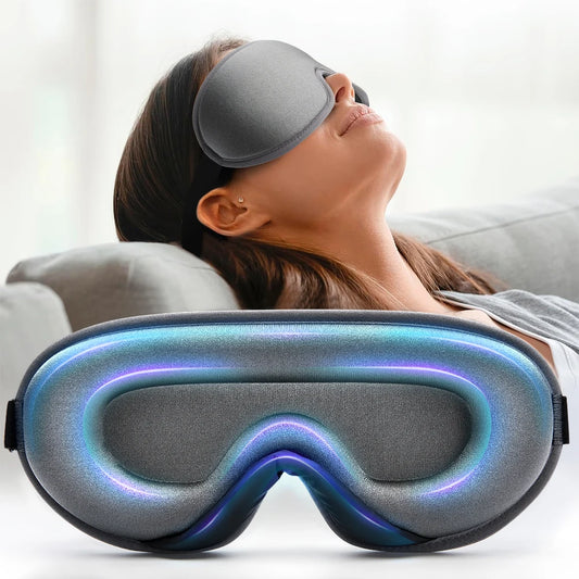 3D Soft Sleep Eye Mask – Breathable, Light-Blocking, Travel-Friendly | Naturally You Balance