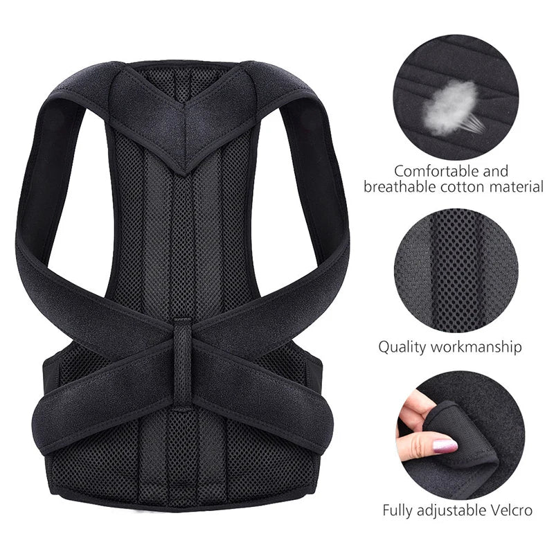 Breathable posture support wearable material detail
