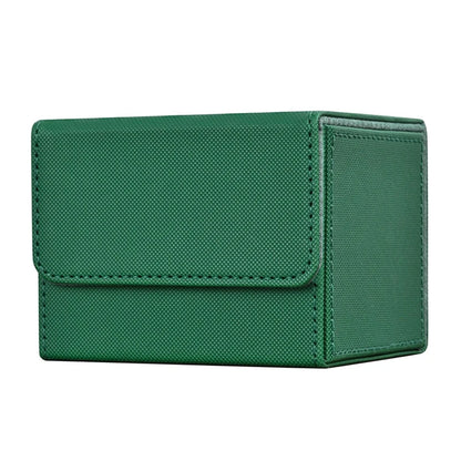 PU Leather Card Deck Box – Magnetic Storage Case for 100 Sleeved Trading Cards (TCG/CCG) | Naturally You Balance