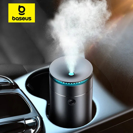 Baseus Car Aromatherapy Diffuser with LED Light, USB Humidifier & Air Purifier