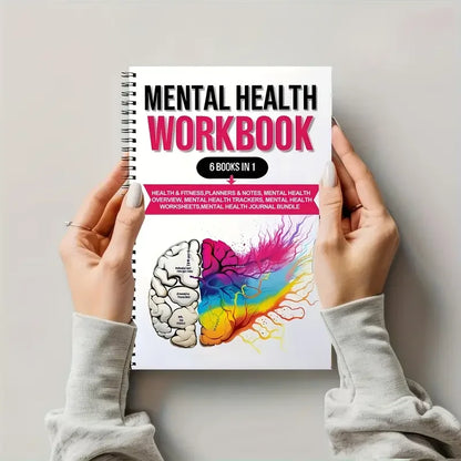 A5 Daily Mental Health Journal – Self-Care Workbook with Mood Tracker, Relaxation & Reflection Tools | Naturally You Balance