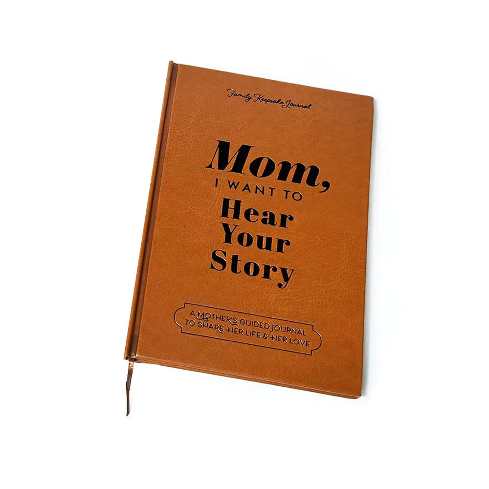 Dad/Mom, I Want To Hear Your Story – Guided Memory Journal Gift Book for Parents | Naturally You Balance