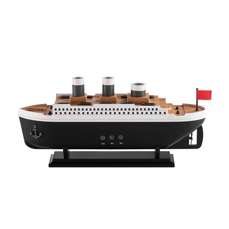 Ship Modeling Essential Oil Diffuser with Remote Control and Cool Mist Humidifier Function
