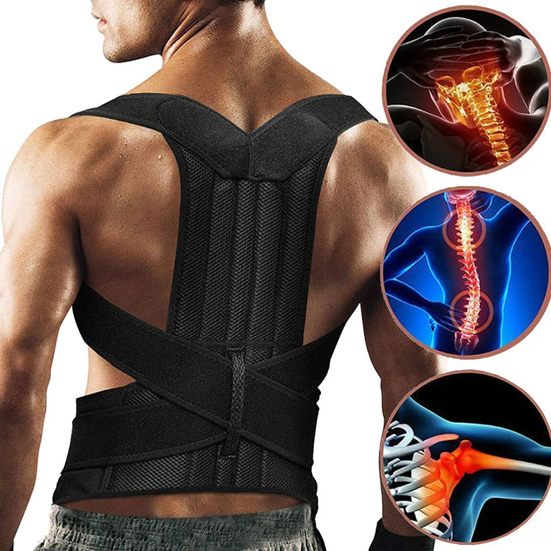 Magnetic Posture Brace, Back Corrector, Shoulder Support, Kids Posture Support, Family Back Brace, Lumbar Alignment, Pain Relief, Adjustable Corset, Naturally You Balance, posture training belt, unisex spine support, school posture corrector