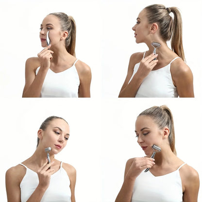 2-in-1 Gua Sha & Face Roller – Stainless Steel Facial Tool for Massage, Puffiness & Glow | Naturally You Balance