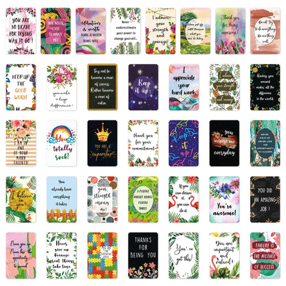 72 Affirmation Cards – Inspirational Daily Notes for Women, Men & Kids, Ideal for Lunchboxes, Journals & Gifts | Naturally You Balance