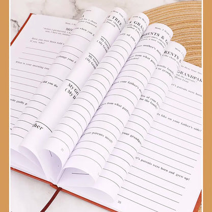 Dad/Mom, I Want To Hear Your Story – Guided Memory Journal Gift Book for Parents | Naturally You Balance