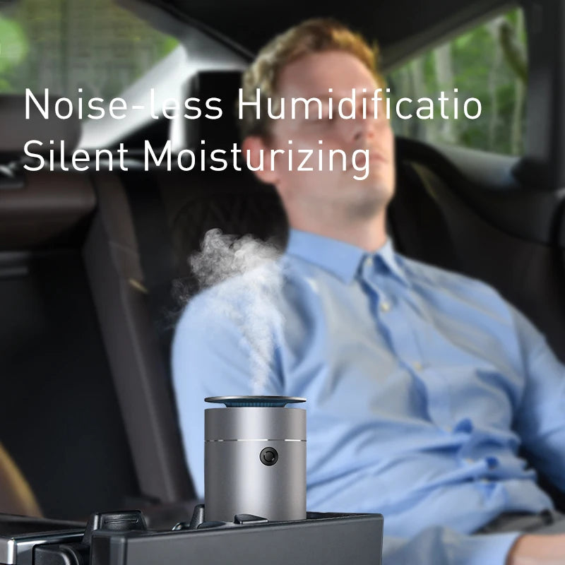 Baseus Car Aromatherapy Diffuser with LED Light, USB Humidifier & Air Purifier