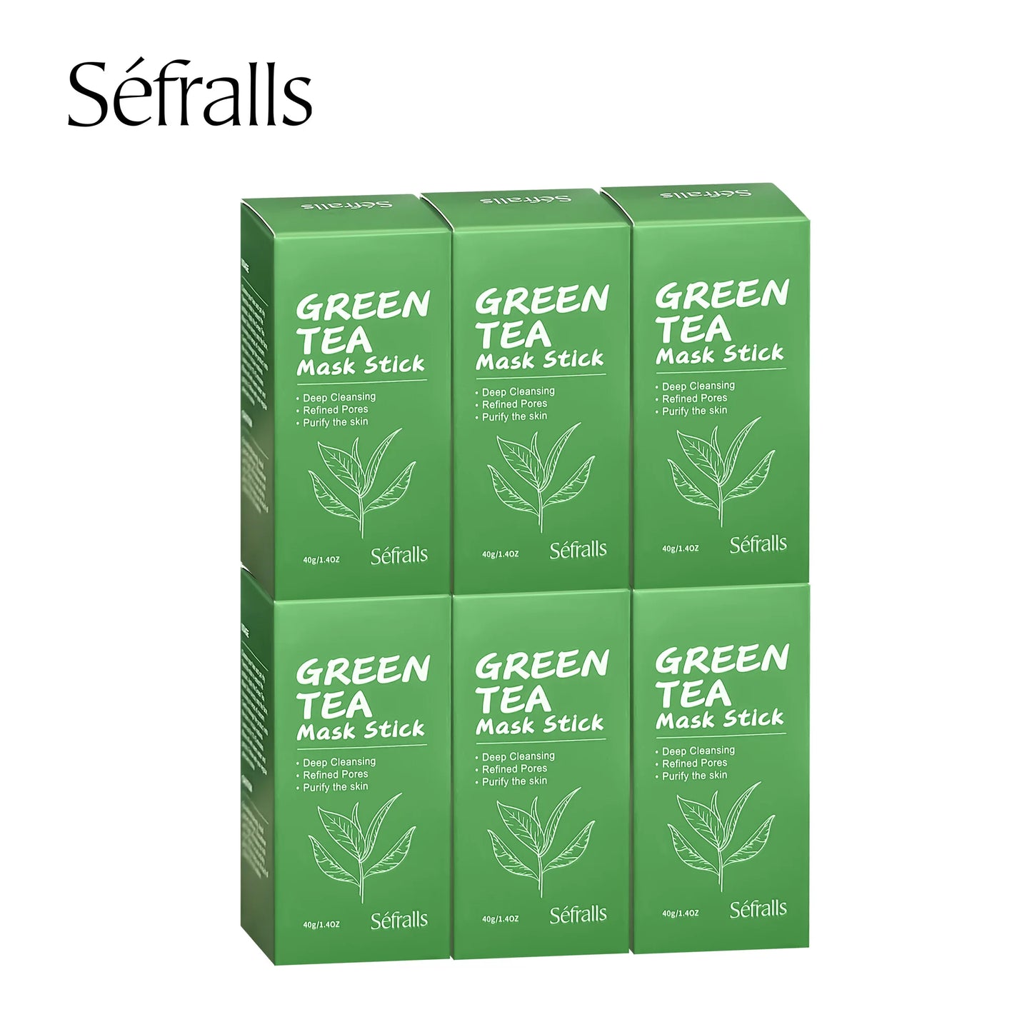 Green Tea Solid Mask Stick – Deep Cleaning, Oil Control & Acne Treatment Clay Mask | Naturally You Balance