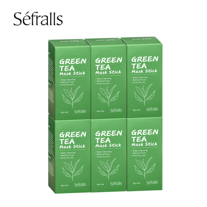 Green Tea Solid Mask Stick – Deep Cleaning, Oil Control & Acne Treatment Clay Mask | Naturally You Balance