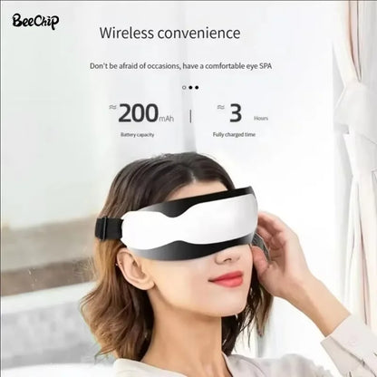 Electric Silicone Magnetic Eye Massager for Eye Fatigue Relief