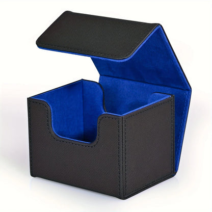 PU Leather Card Deck Box – Magnetic Storage Case for 100 Sleeved Trading Cards (TCG/CCG) | Naturally You Balance