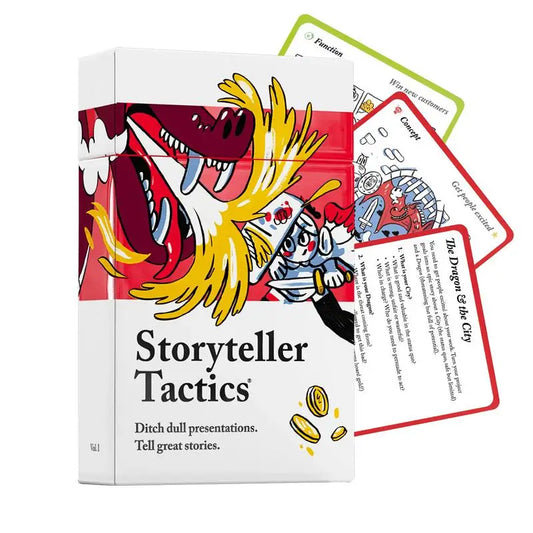 Storyteller Tactics Card Deck – 54 Influence & Persuasion Strategy Cards in Carrying Case | Naturally You Balance

