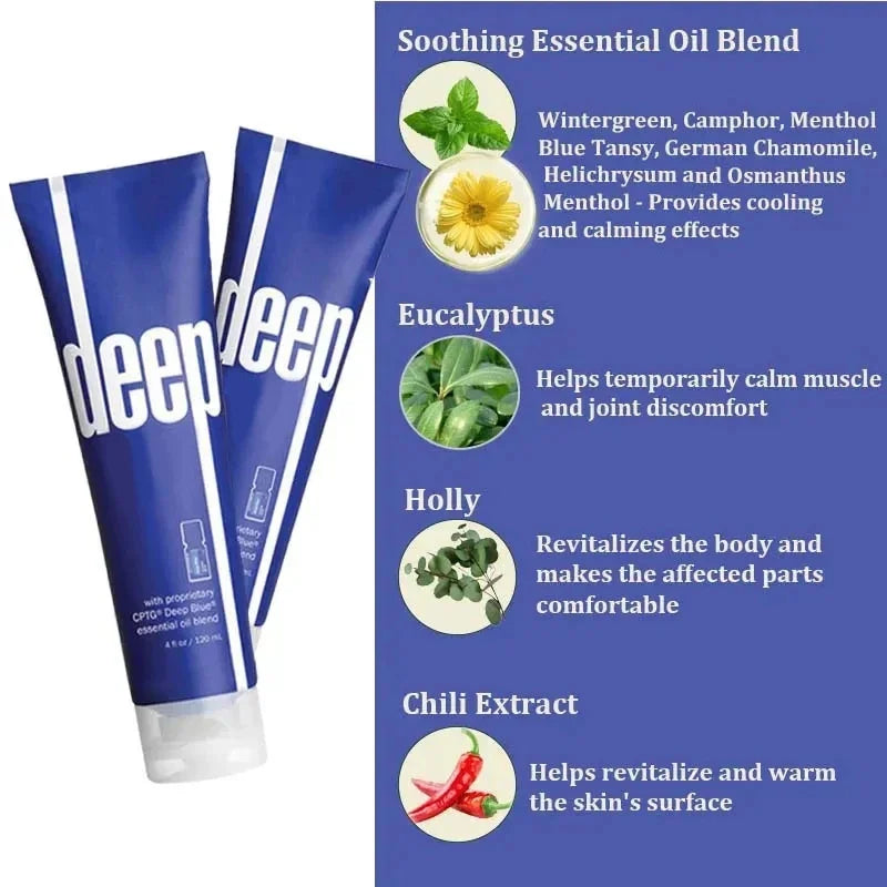 120ml Soothing Balm with Essential Oils for Moisture and Fatigue Relief