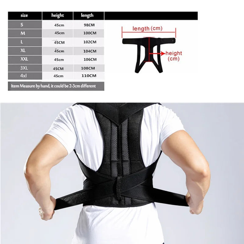Magnetic Posture Brace, Back Corrector, Shoulder Support, Kids Posture Support, Family Back Brace, Lumbar Alignment, Pain Relief, Adjustable Corset, Naturally You Balance, posture training belt, unisex spine support, school posture corrector