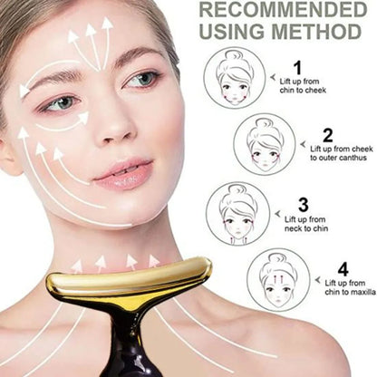 3-in-1 EMS Face Lifting Device – Skin Tightening Massager for Face, Neck & Eyes | Naturally You Balance