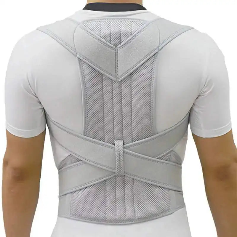 Back view of lightweight posture support wearable

