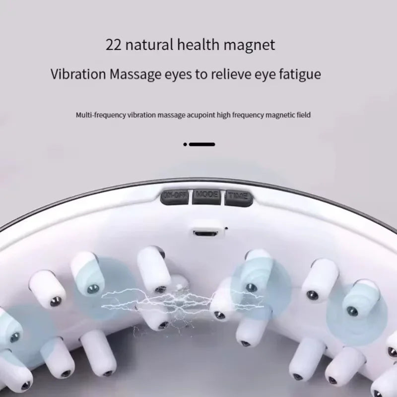 Electric Silicone Magnetic Eye Massager for Eye Fatigue Relief