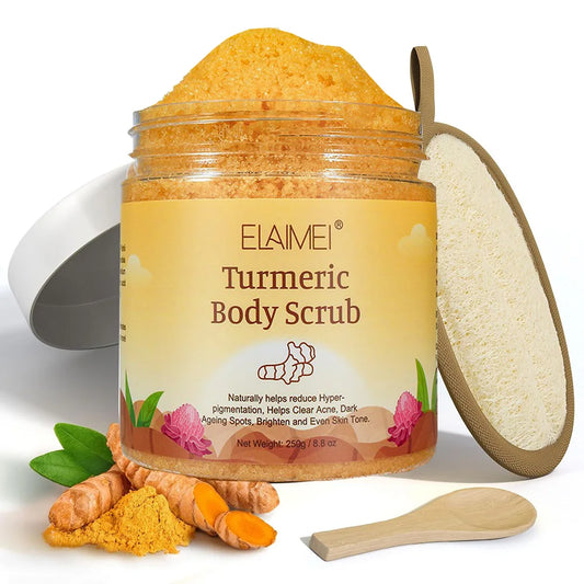 Matcha & Turmeric Body Scrub – Brightening & Acne-Fighting Natural Exfoliator | Naturally You Balance