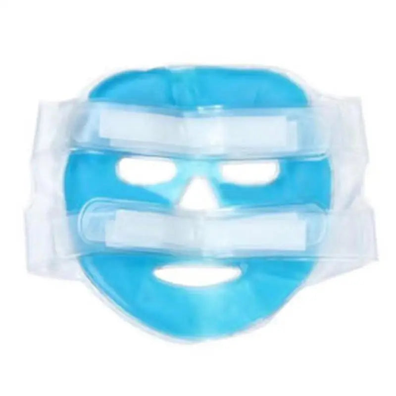 Cold Gel Face Mask – Full Face Ice Compress for Puffiness, Moisture & Relaxation | Naturally You Balance