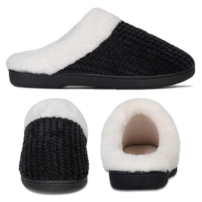Fluffy Plush Men And Women Casual Slippers