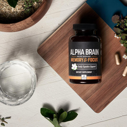 Alpha Brain Capsules – Nootropic Focus & Clarity
Vegan formula with bacopa & alpha-GPC for cognitive support.