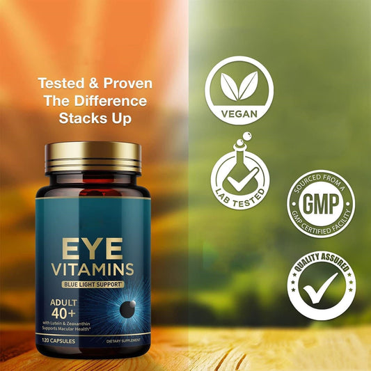 Eye Vitamin Capsules – Vegan Vision Support
Lutein, zeaxanthin & antioxidants for clarity, macular health & blue light defense.