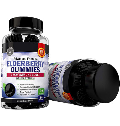 Elderberry Gummies – Vegan Immune Support
Plant-based daily defense with elderberry, zinc & vitamin C.