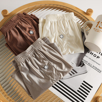 Ice Silk Men's Underwear High-end Smooth Satin Loose (5)