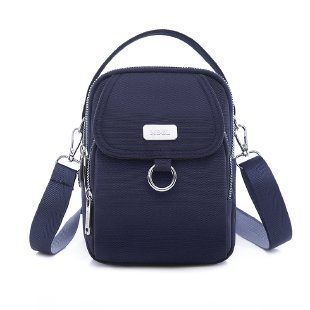 Lightweight water-repellent Oxford shoulder messenger bag for everyday urban use