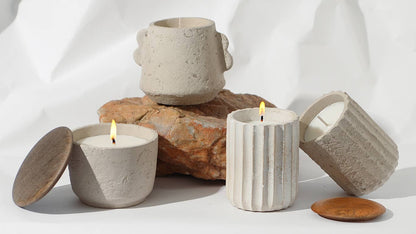 Jar Candle Ecomix Wax Fill With Wooden Lid Vanilla Lavender, 8oz