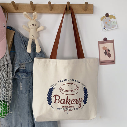 Large canvas crossbody and shoulder tote bag for everyday casual use