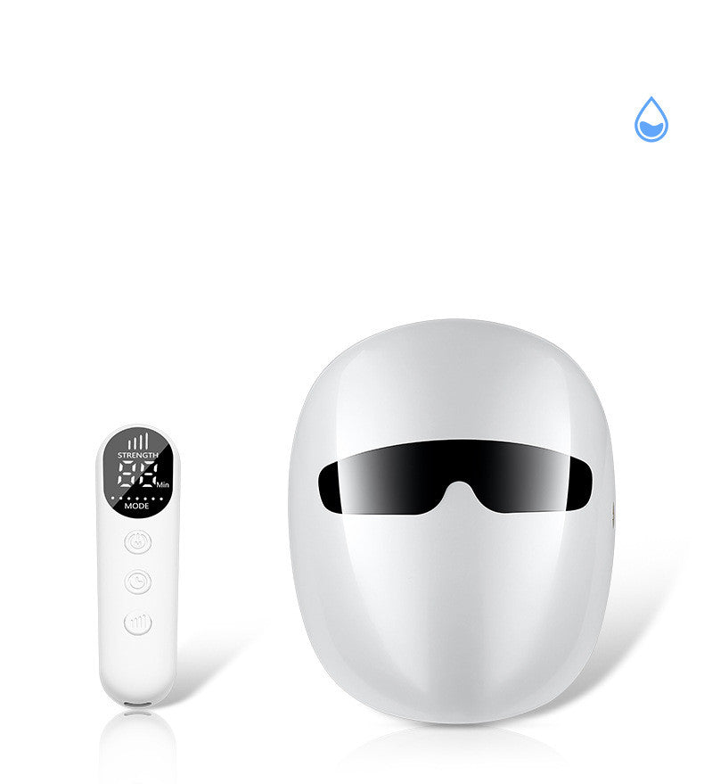 LED facial mask for home skincare routine