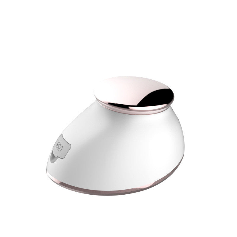 Handheld silicone cleansing brush for pore care routine