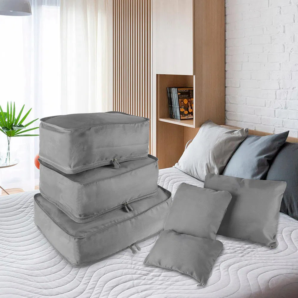 9-Piece Travel Packing Cubes Set – Water-Resistant Luggage Organizer Bags