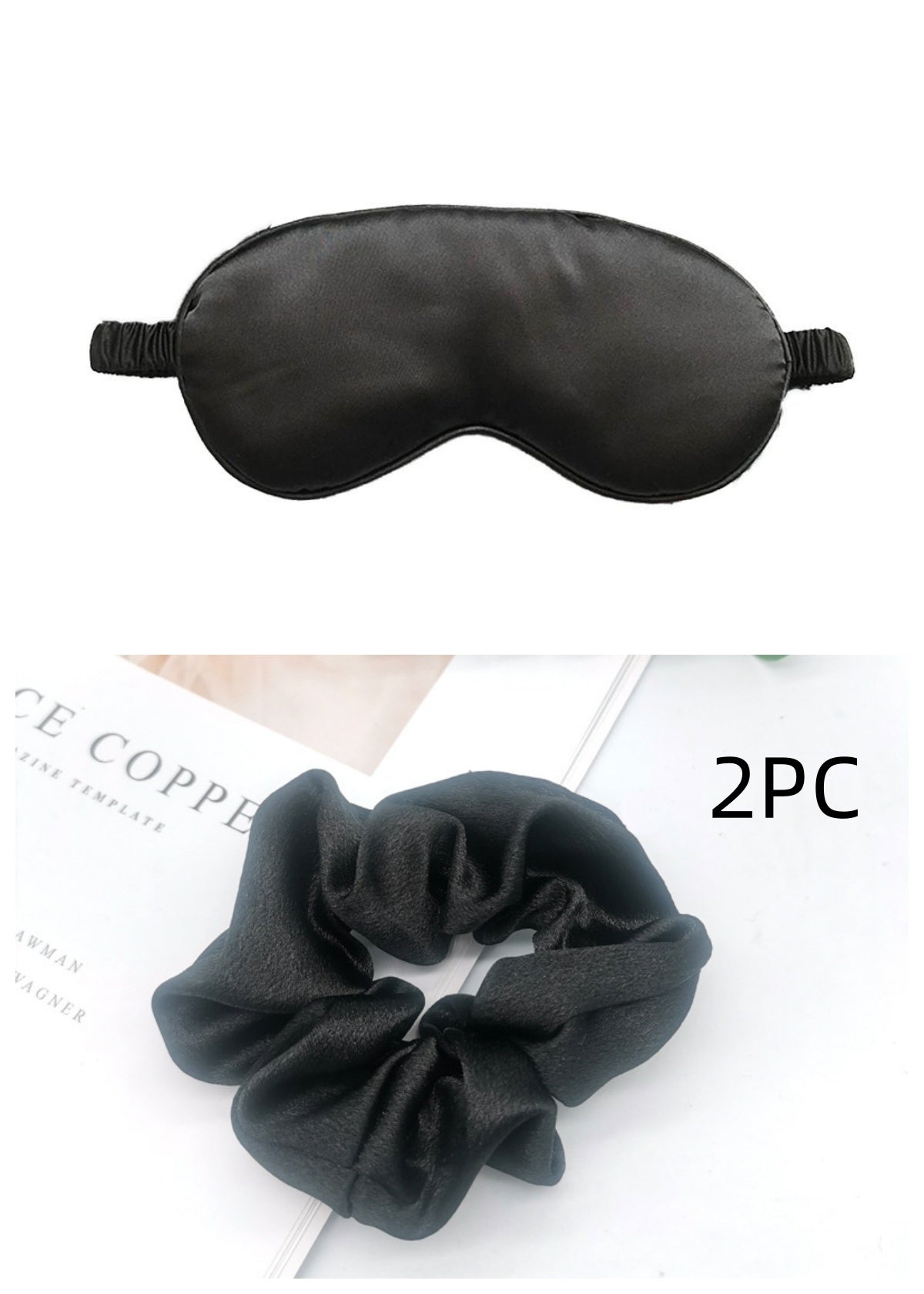 Elegant double-sided eye mask with soft texture