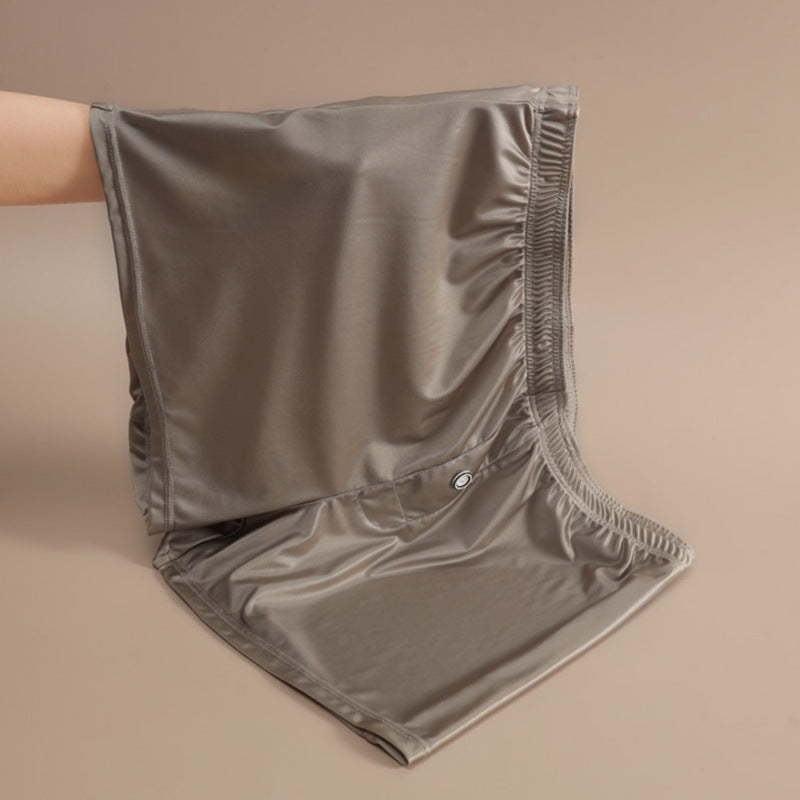 Ice Silk Men's Underwear High-end Smooth Satin Loose (5)