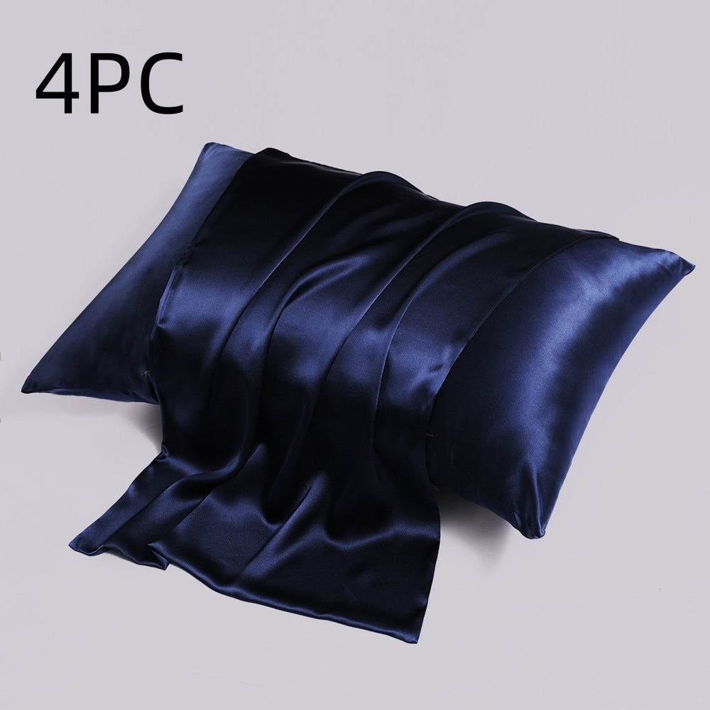 Zipper Silk Double-sided Pillowcase Household  (2)