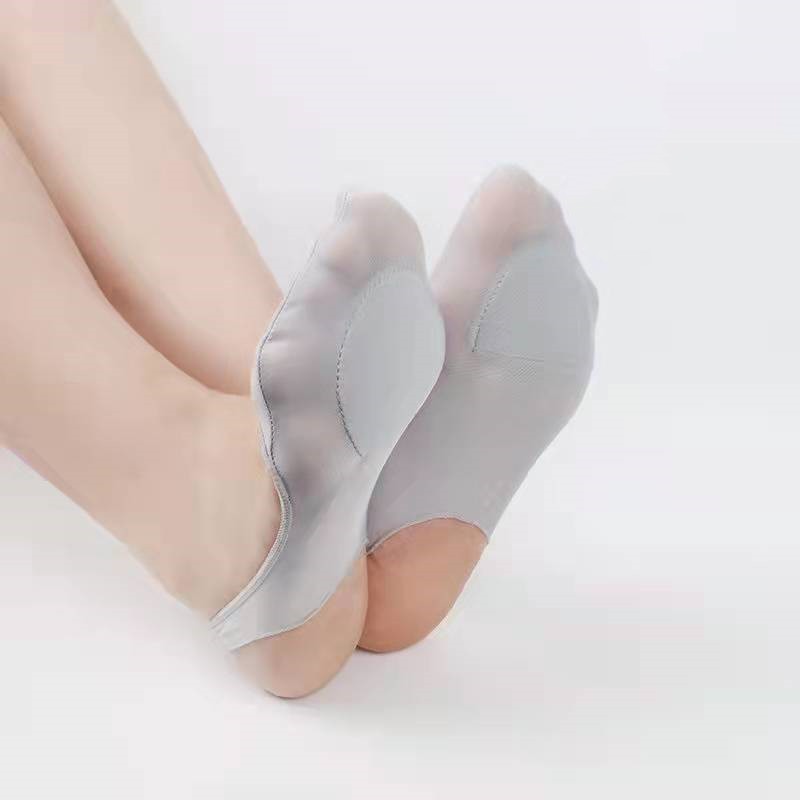 (2) Ice Silk Shallow Heels Invisible Socks (2)