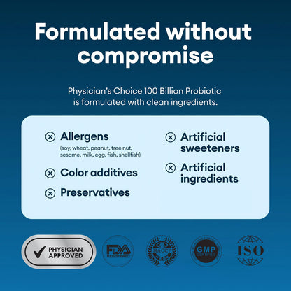 Probiotics 60 Billion CFU + Organic Prebiotics
Digestive & immune support for gas, bloating & gut balance.