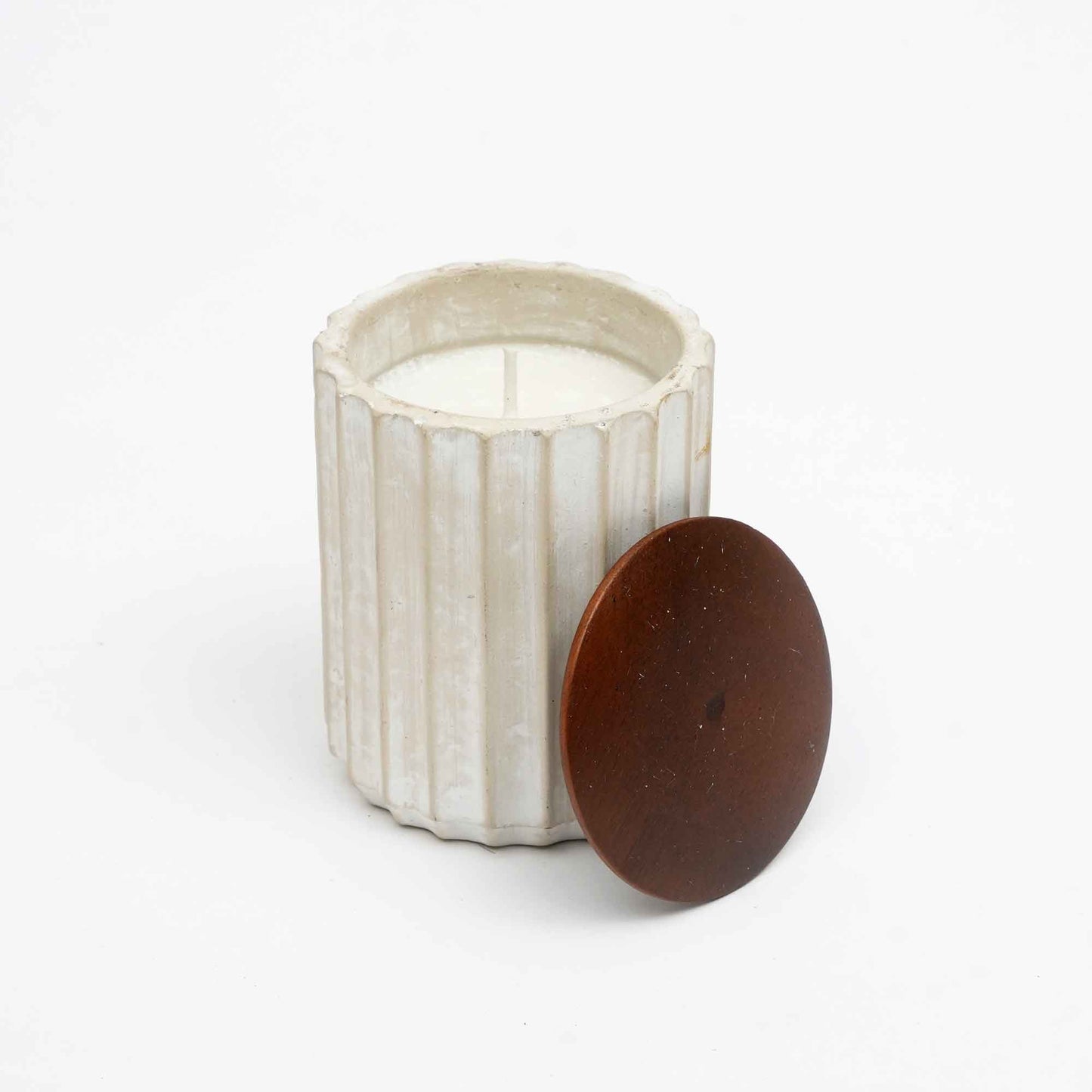 Jar Candle Ecomix Wax Fill With Wooden Lid - Vanilla Lavender, 6oz