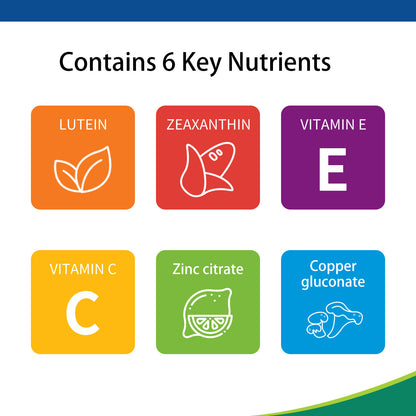 Eye Vitamin & Mineral Supplement
Vegan formula for macular health, screen fatigue & antioxidant eye support.