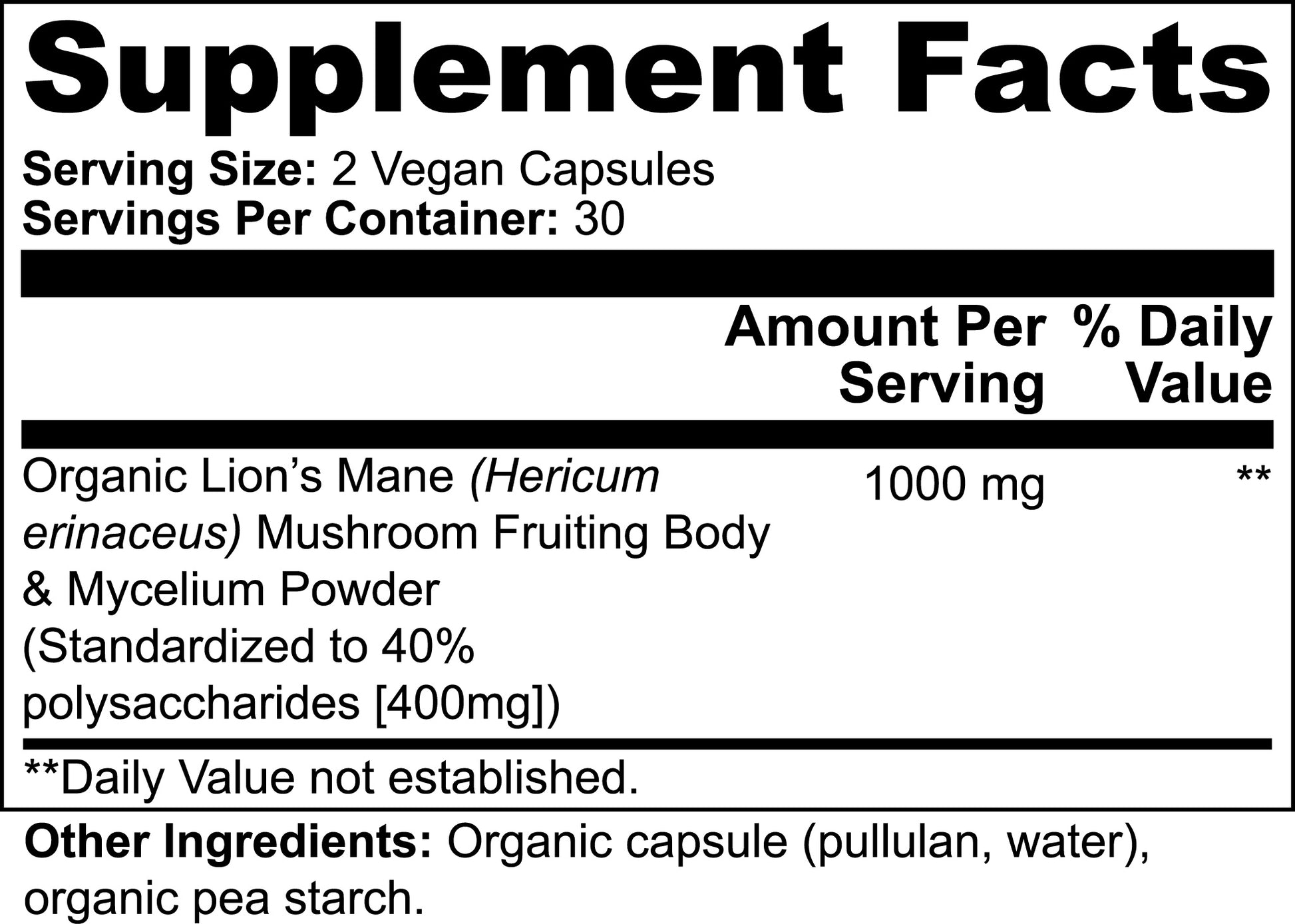 Lion’s Mane Mushroom Supplement
✔️ Brain Support & Mental Clarity
✔️ Mood, Memory & Recovery Aid
✔️ Vegan • Non-GMO • Daily Focus Formula