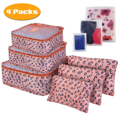 9-Piece Travel Packing Cubes Set – Water-Resistant Luggage Organizer Bags