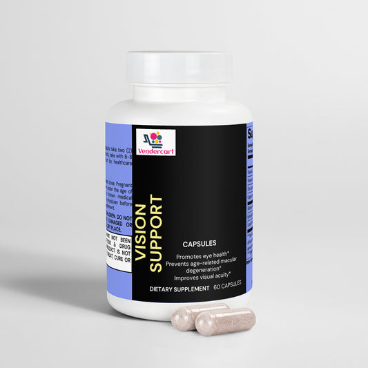 Vision Support – Eye Clarity & Night Vision
Vegan supplement with lutein & antioxidants for healthy vision support.
