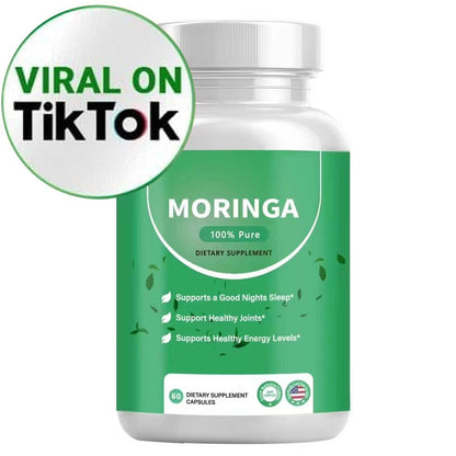 Moringa Capsules – Energy, Immunity & Metabolism
Pure moringa leaf for plant-based vitality, immune defense & natural energy.